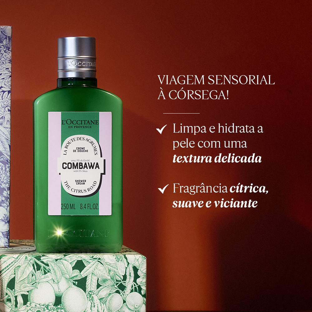 Creme Hidratante de Banho Karité Combawa 250ml, , large image number 2